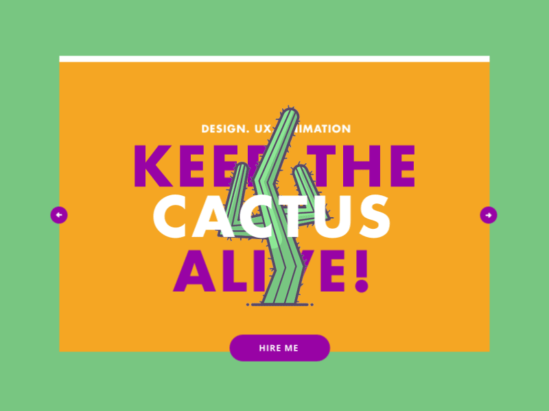 Hire Me Concept animated gif gif arrows button design digital hire hire me illustration landing page menu ui design ux design
