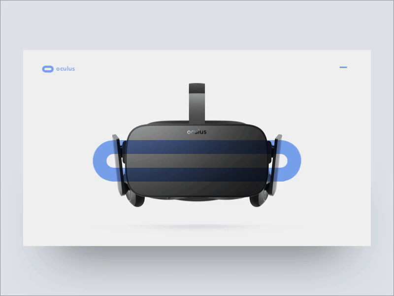 Oculus Rift — Website Mockup animation design logo animation menu oculus product rift tech ui design ux design vr website