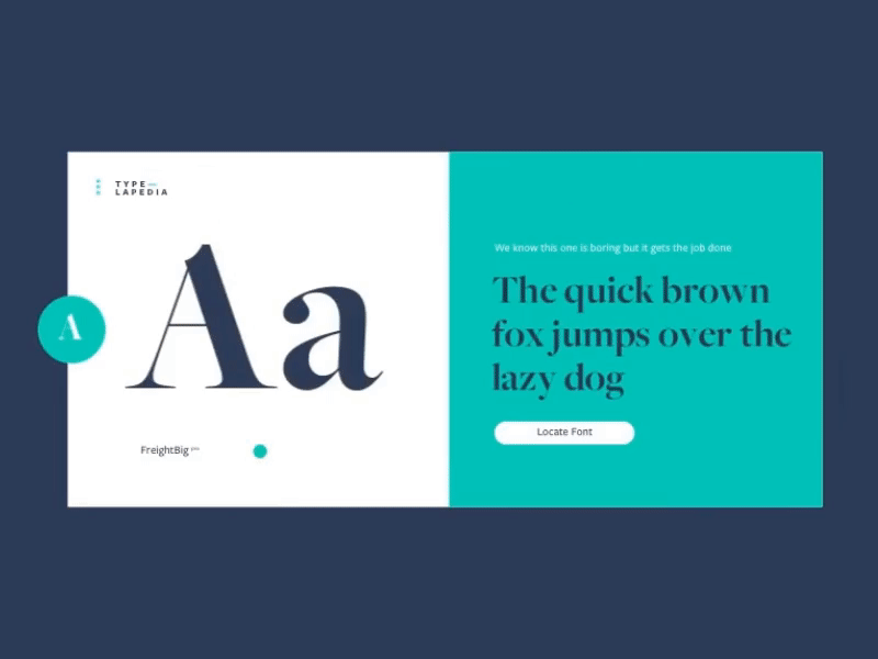 Type Kit Style Inspiration Site. animation freight gallery gif green menu search type typography ui design ux design