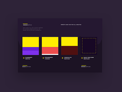 Waffles — Minimal Colour Selector by Daniel Montgomery on Dribbble