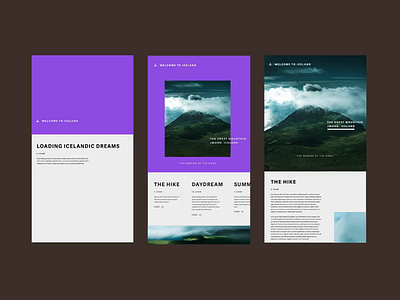 Responsive online diary animation app branding design landing page menu photography purple purple logo responsive transition typography ui ux ux design