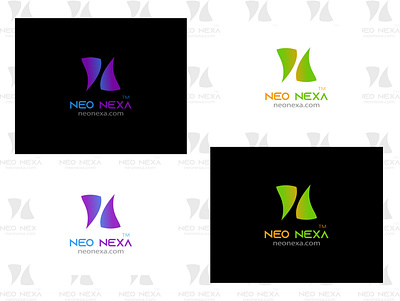 Neo Nexa branding freelancing gradient color logo illustration logo logo design logo designer logo for technology n letter logo software company logo typography