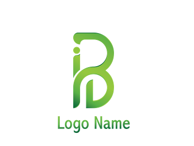BPI Letter Logo design icon illustration logo design vector