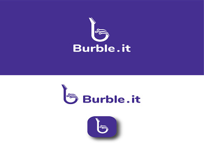 burble branding freelancing gradient color logo illustration logo logo design logo designer logodesign logotype