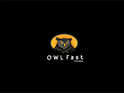Owl Fast (logo) branding corel design graphic design logo