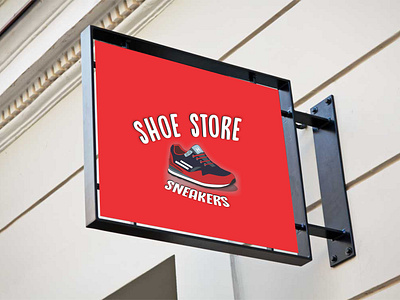 Mockup Shoe Store Sneakers
