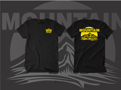T-shirt Mountain animation banner branding design graphic design illustration logo promotion ui vector