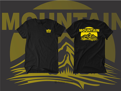 T-shirt Mountain 3d animation banner branding design graphic design illustration logo motion graphics promotion ui vector