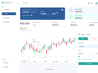 Crypto Cove Light Mode 3d branding crypto design ui uiux