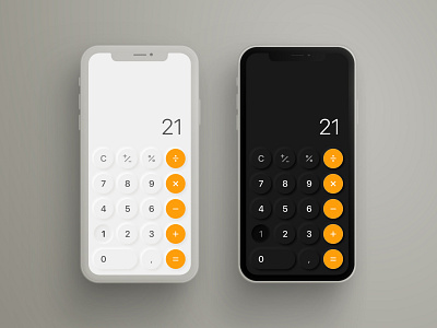 Daily UI design challenge #004 - Calculator