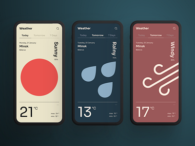 Daily UI design challenge #037 - Weather