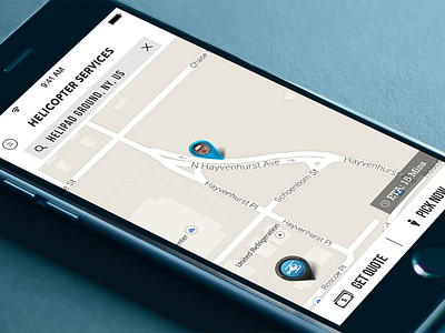 Helicopter Booking Concept app booking helicopter ios map mobile app ui ux