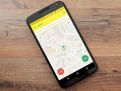 G-Auto android app auto booking map mobile app ui ux