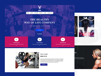 BBB bootstrap css fitness fitness club gym healthy html5 responsive template