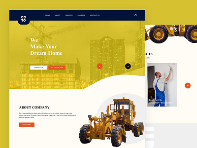 coto architecture bootstrap business construction css html5 responsive template