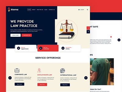 Atema atema attorney bootstrap counselor css html5 judges law responsive template
