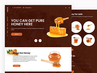 honey bootstrap coconut css honey html5 nature oil olive responsive template