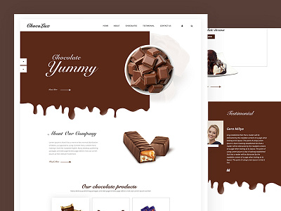 Chocolux bakery bootstrap cake chocolate chocolate cake coffee css html5 responsive template