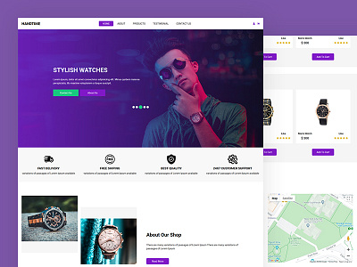 Handtime bootstrap css handtime html5 product responsive template watch watches collection