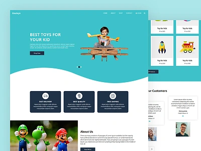 Zoutoys bootstrap css fashion games html5 responsive shop template toys toystore