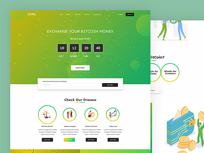 Cypo affiliate marketing bootstrap business crypto currency css currency finance html5 responsive template