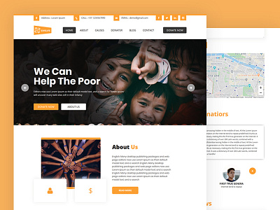 Givelife bootstrap css donation html5 responsive template