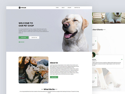 Petlor bootstrap css html5 pet pet shop pets responsive template