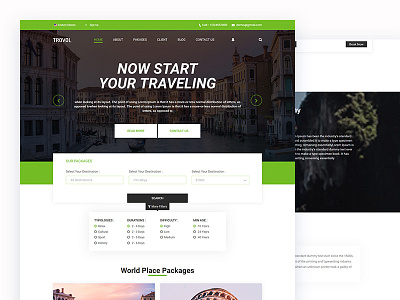 Trovol bootstrap css html5 responsive template travel booking traveling trovol