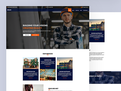 Brincht bootstrap business business company construction css html5 responsive template