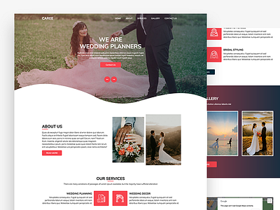 Caree agencies bootstrap business css html5 responsive template wedding wedding planners