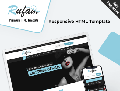 Rufam bootstrap css ecommerce engineering html5 machinery responsive template