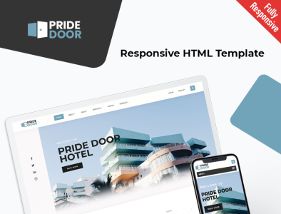 Pride Door booking bootstrap business css hotel booking html5 responsive template