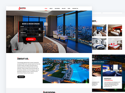 Keto bootstrap business css hotel booking hotels html5 online hotel booking responsive room book template