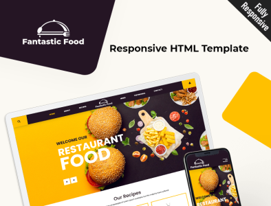 Fantastic food bootstrap css food html5 responsive template