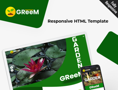 Greem bootstrap css garden html5 lawn responsive template
