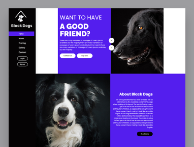 Black Dogs bootstrap cat css dog html5 pets puppy shops responsive template