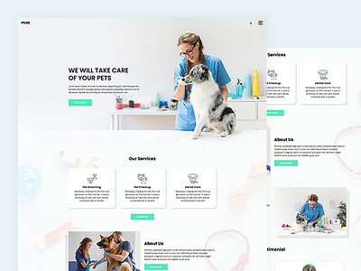 Piuse bootstrap css green peace html5 pets responsive template