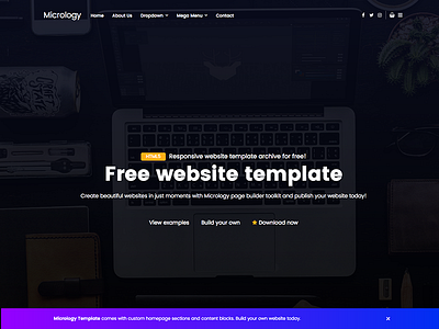 Micrology business creative css css3 free free template free website template html html5 template theme website
