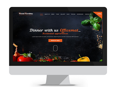 Funday bootstrap3.x funday hotels html restaurant template