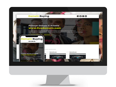 Domain Buying design domain html5 responsive sale template