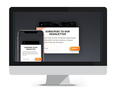 Subscribe Box bootstrap html5 newsletter responsive subsribe