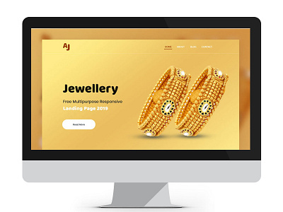 AJ bootstrap css html5 jewellery jewellery shop psd responsive template