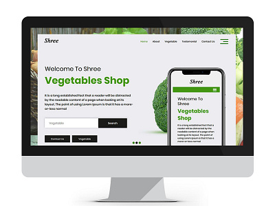 Shree bootstrap business html html5 responsive template vegetable