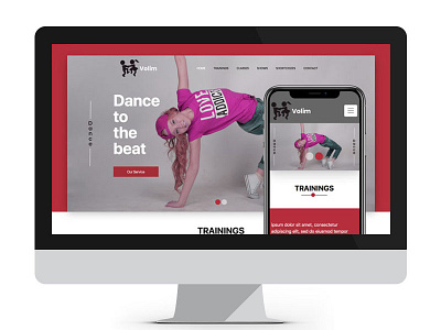 Volim academy bootstrap choreography creativity dance html5 responsive template
