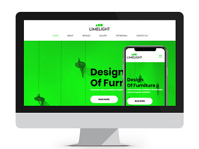 Limelight architectural bootstrap creative furniture html5 interior responsive template