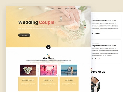 2rings bootstrap business couple css engagement html5 invitation responsive template wedding