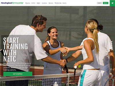 Tennis Club new website design design ui design ux web webdesign website
