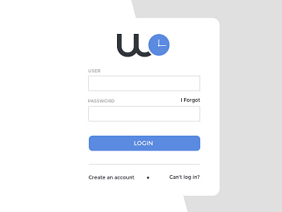 Login Work journal login user interface uxui web applications