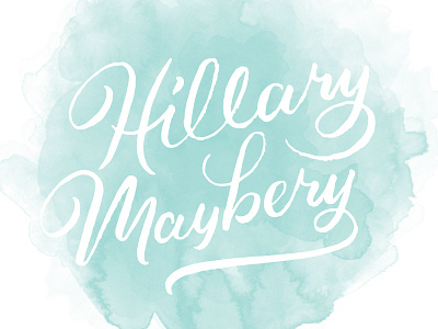 Hillary Mayberry pt. iii branding hand drawn type lettering logo photography script swashery wm branding