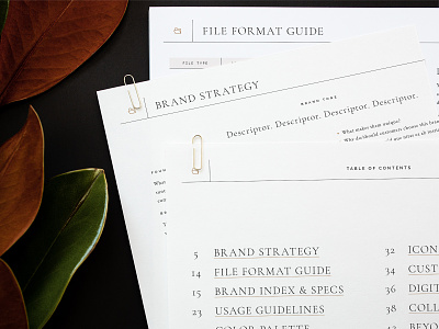 My *New* Brand Guidelines brand designer branding indesign template